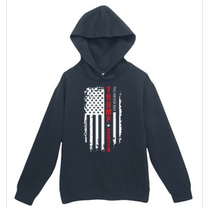 Donald Trump 2024 Take America Back American Flag Patriotic Urban Pullover Hoodie