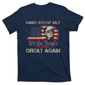 Donald Trump 2024 Make 4th Of July Great Again American Flag T-Shirt