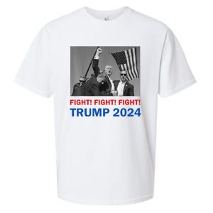 Donald Trump 2024 Fight Fight Fight Donald Trump Fist Pump Sueded Cloud Jersey T-Shirt