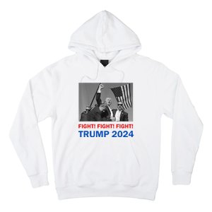 Donald Trump 2024 Fight Fight Fight Donald Trump Fist Pump Hoodie