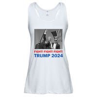 Donald Trump 2024 Fight Fight Fight Donald Trump Fist Pump Ladies Essential Flowy Tank