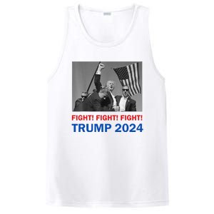 Donald Trump 2024 Fight Fight Fight Donald Trump Fist Pump PosiCharge Competitor Tank