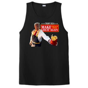 Donald Trump 2024 French Fry Make French Fries Great Again PosiCharge Competitor Tank