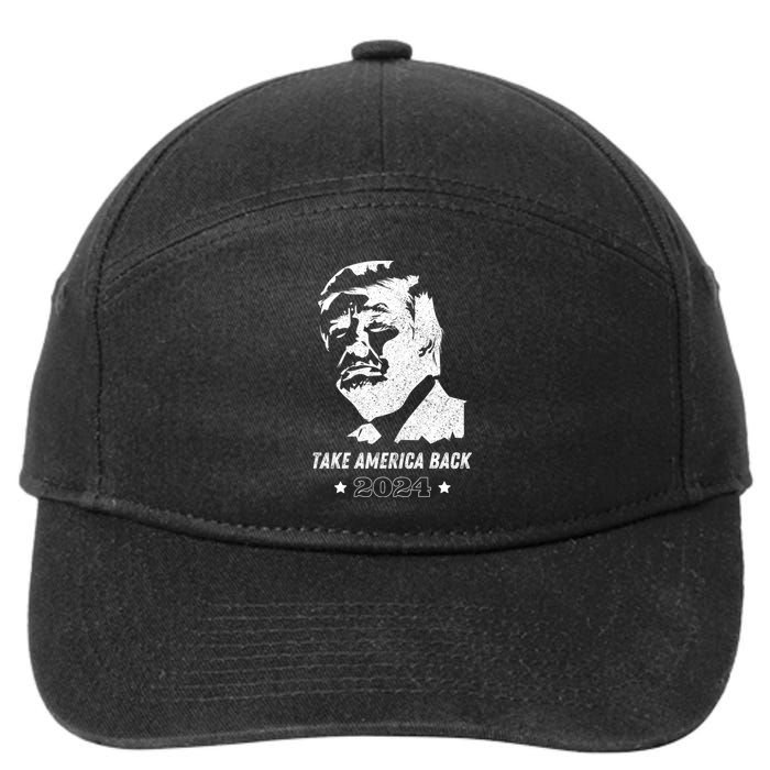 Donald Trump 2024 Save America Again 7-Panel Snapback Hat