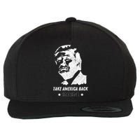 Donald Trump 2024 Save America Again Wool Snapback Cap