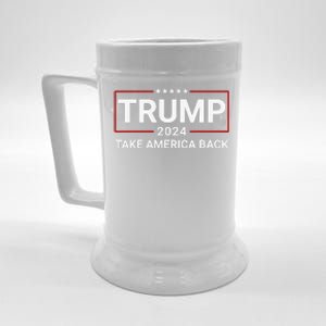 Donald Trump 2024 Take America Back Election The Return Beer Stein