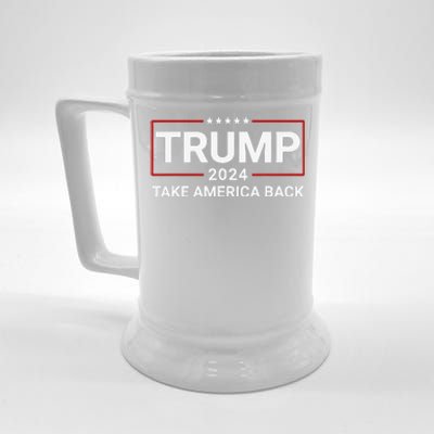 Donald Trump 2024 Take America Back Election The Return Beer Stein