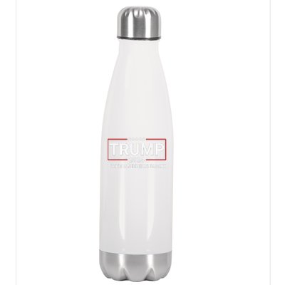 Donald Trump 2024 Take America Back Election The Return Stainless Steel Insulated Water Bottle