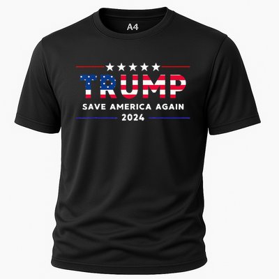 Donald Trump 2024 Take America Back Election The Return Cooling Performance Crew T-Shirt