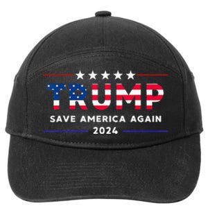 Donald Trump 2024 Take America Back Election The Return 7-Panel Snapback Hat