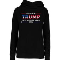 Donald Trump 2024 Take America Back Election The Return Womens Funnel Neck Pullover Hood