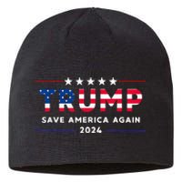 Donald Trump 2024 Take America Back Election The Return Sustainable Beanie