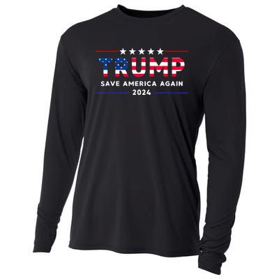 Donald Trump 2024 Take America Back Election The Return Cooling Performance Long Sleeve Crew