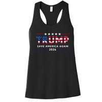 Donald Trump 2024 Take America Back Election The Return Women's Racerback Tank