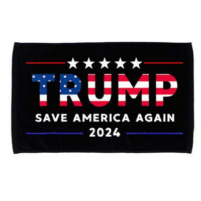 Donald Trump 2024 Take America Back Election The Return Microfiber Hand Towel