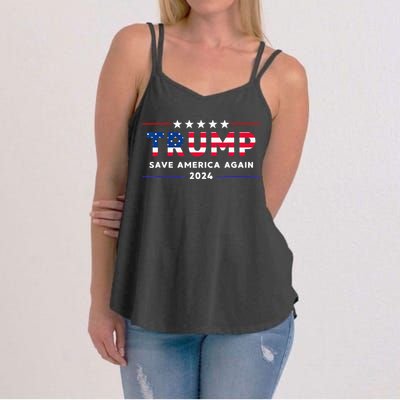 Donald Trump 2024 Take America Back Election The Return Women's Strappy Tank