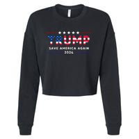 Donald Trump 2024 Take America Back Election The Return Cropped Pullover Crew