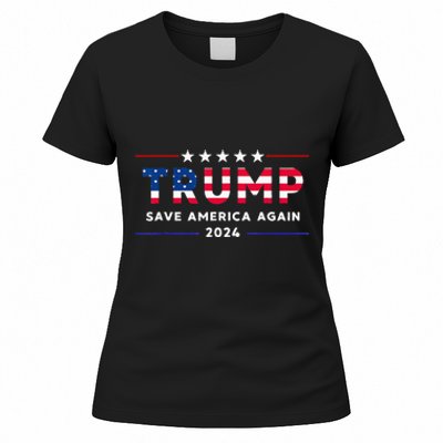 Donald Trump 2024 Take America Back Election The Return Women's T-Shirt