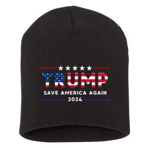 Donald Trump 2024 Take America Back Election The Return Short Acrylic Beanie