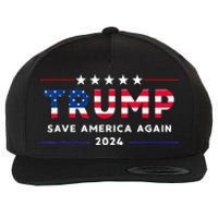 Donald Trump 2024 Take America Back Election The Return Wool Snapback Cap