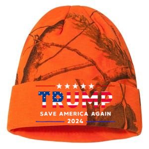 Donald Trump 2024 Take America Back Election The Return Kati Licensed 12" Camo Beanie