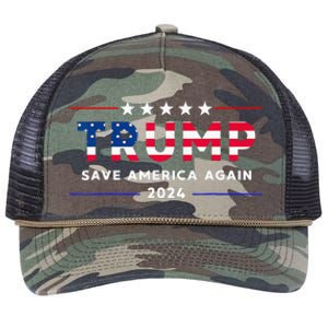 Donald Trump 2024 Take America Back Election The Return Retro Rope Trucker Hat Cap