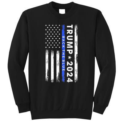 Donald Trump 2024 Back The Blue Sweatshirt