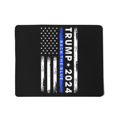 Donald Trump 2024 Back The Blue Mousepad