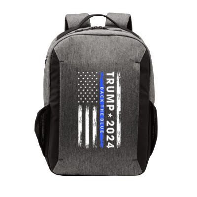 Donald Trump 2024 Back The Blue Vector Backpack