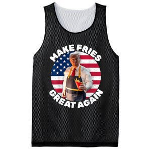 Donald Trump 2024 French Fry Make French Fries Great Again America Flag Design Mesh Reversible Basketball Jersey Tank