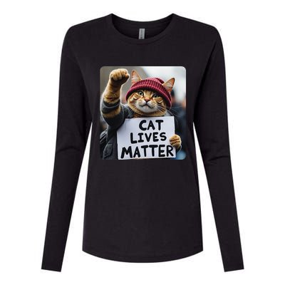 Donald Trump 2024 Cats Cat Lives Matter Trump Gift Womens Cotton Relaxed Long Sleeve T-Shirt