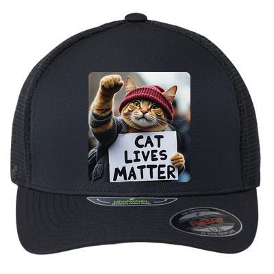 Donald Trump 2024 Cats Cat Lives Matter Trump Gift Flexfit Unipanel Trucker Cap