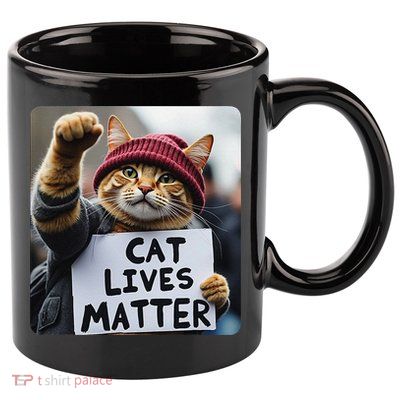 Donald Trump 2024 Cats Cat Lives Matter Trump Gift 11oz C Handle Ceramic Mug