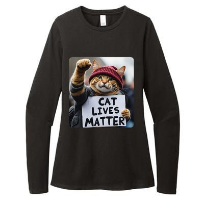 Donald Trump 2024 Cats Cat Lives Matter Trump Gift Womens CVC Long Sleeve Shirt