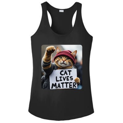 Donald Trump 2024 Cats Cat Lives Matter Trump Gift Ladies PosiCharge Competitor Racerback Tank