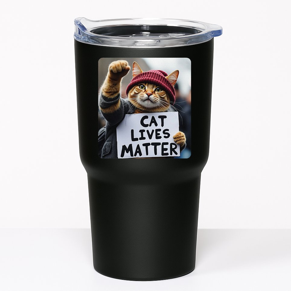 Donald Trump 2024 Cats Cat Lives Matter Trump Gift Tumbler