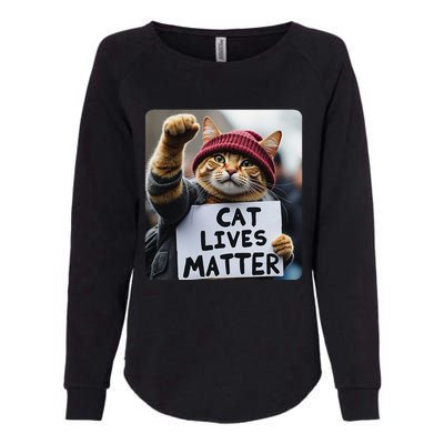 Donald Trump 2024 Cats Cat Lives Matter Trump Gift Womens California Wash Sweatshirt