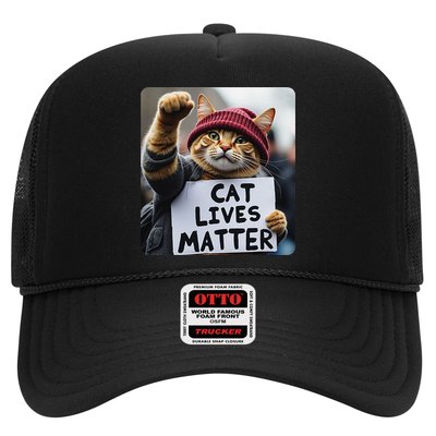Donald Trump 2024 Cats Cat Lives Matter Trump Gift Trucker Hat