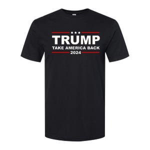 Donald Trump 2024 Take America Back Usa United States Softstyle CVC T-Shirt