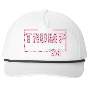 Donald Trump 2024 President Pro Trump Leopard Print Cute Gift Snapback Five-Panel Rope Hat