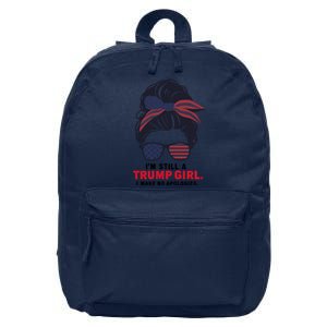 Donald Trump 2024 Presidential Bid Support Design 16 in Basic Backpack