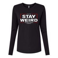 Donald Trump 2024 Stay Weird Jd Vance Womens Cotton Relaxed Long Sleeve T-Shirt