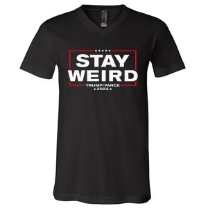 Donald Trump 2024 Stay Weird Jd Vance V-Neck T-Shirt