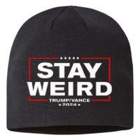 Donald Trump 2024 Stay Weird Jd Vance Sustainable Beanie