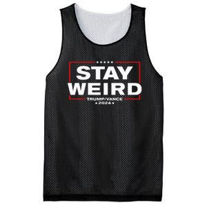 Donald Trump 2024 Stay Weird Jd Vance Mesh Reversible Basketball Jersey Tank