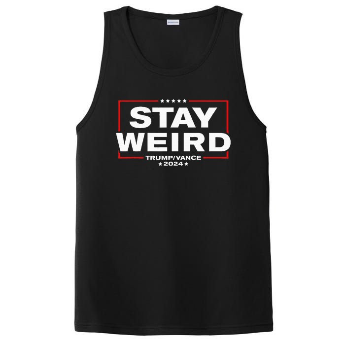 Donald Trump 2024 Stay Weird Jd Vance PosiCharge Competitor Tank