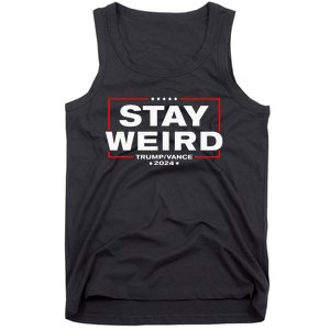 Donald Trump 2024 Stay Weird Jd Vance Tank Top