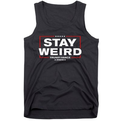 Donald Trump 2024 Stay Weird Jd Vance Tank Top