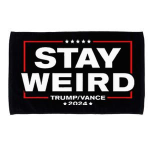 Donald Trump 2024 Stay Weird Jd Vance Microfiber Hand Towel