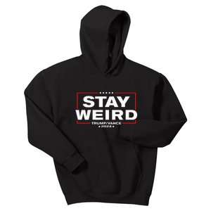 Donald Trump 2024 Stay Weird Jd Vance Kids Hoodie